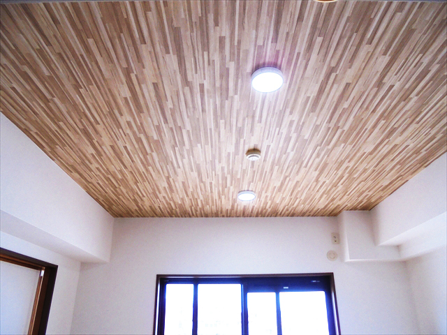 木目調の天井 原状回復のクリーンプラネット